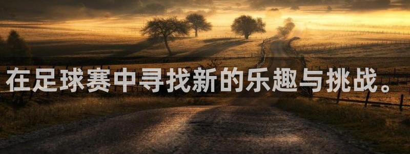 星空体育在线：在足球赛中寻找新的乐趣与挑战。